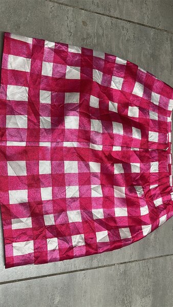 Jupe Carreaux Roses Blanches