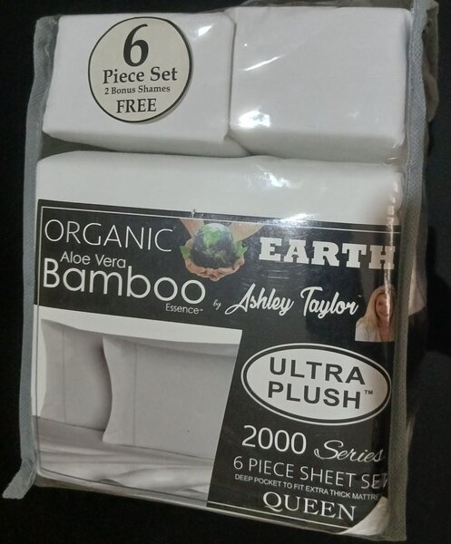 6pc Queensize Bamboo bedsheets
