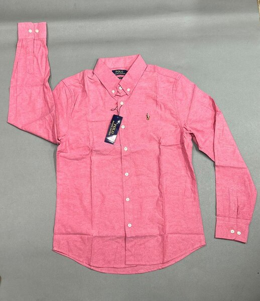 Chemise rose élégante homme