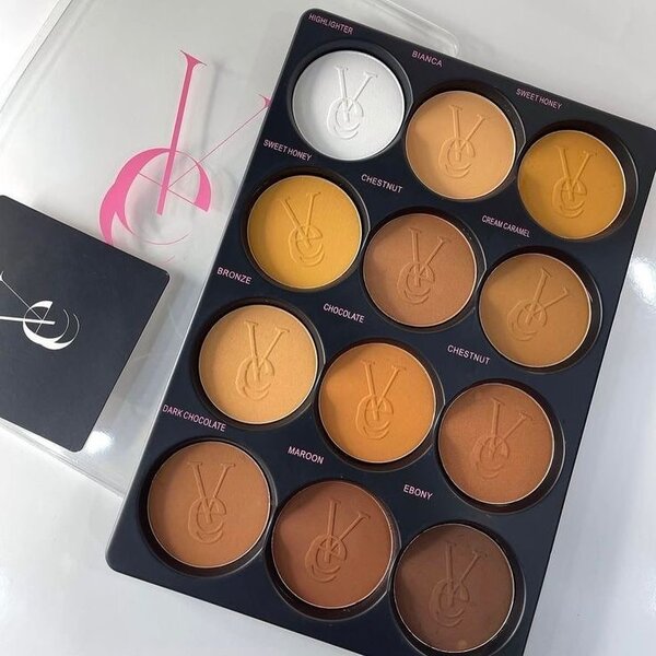 Palette de contour visage