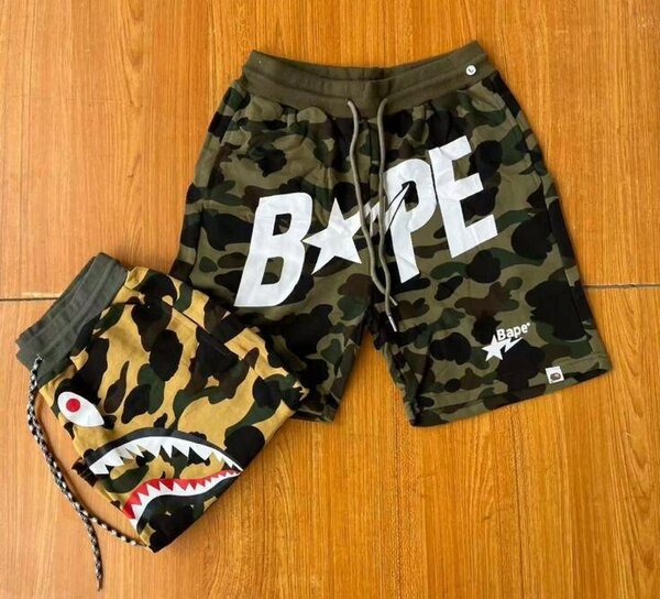 Shorts camouflage Bape homme