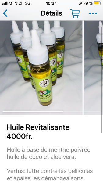 Huile capillaire Revitalisant