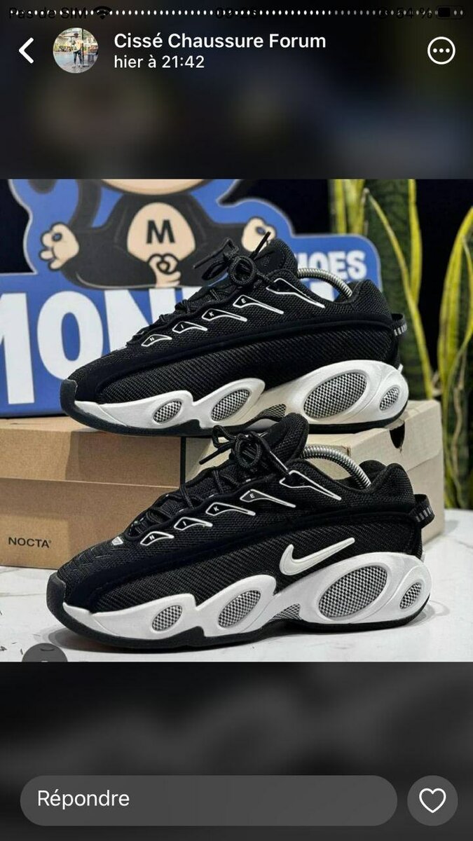 Baskets Noires Modernes Homme