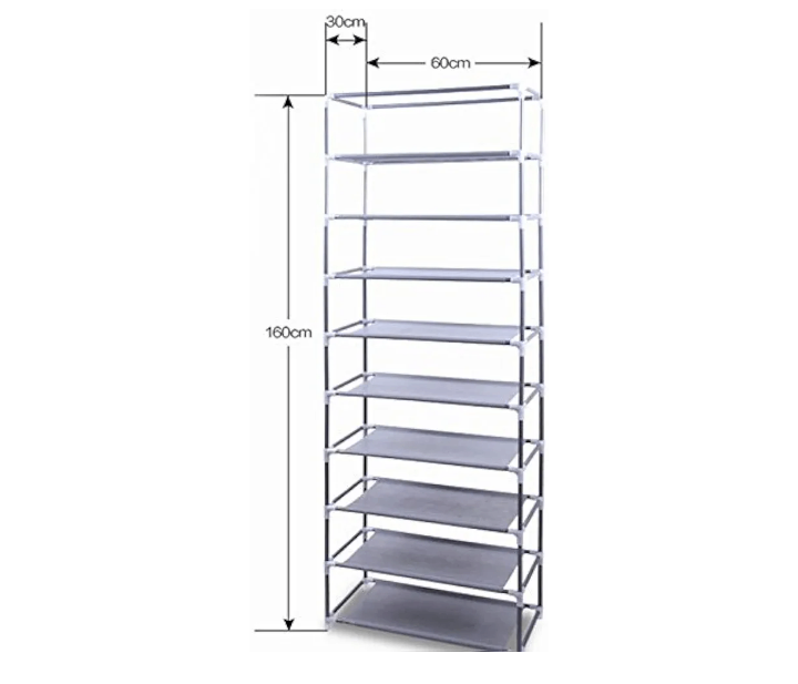 Shoe Organizer Cabinet - Non-woven Fabric Shoe Rack Tower