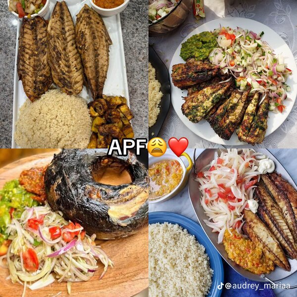 Attieke poisson fumé +attieke