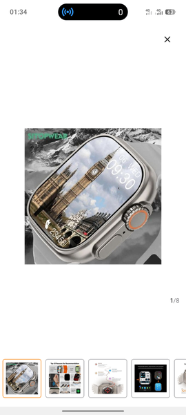 Montre connectée étanche