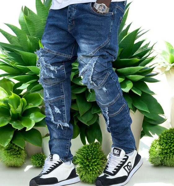 Jean homme déchiré moderne