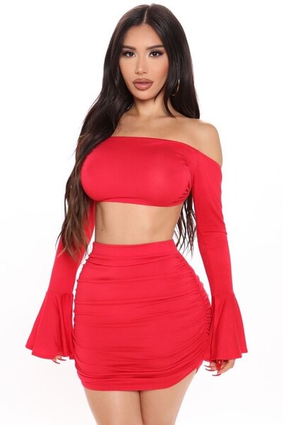 Ensemble Crop Top et Jupe