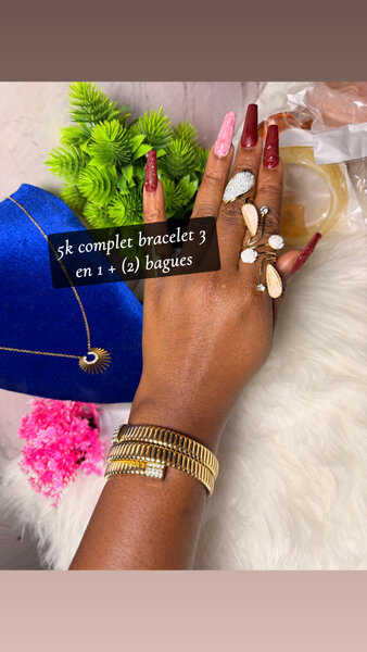 Set bijoux dorés élégants