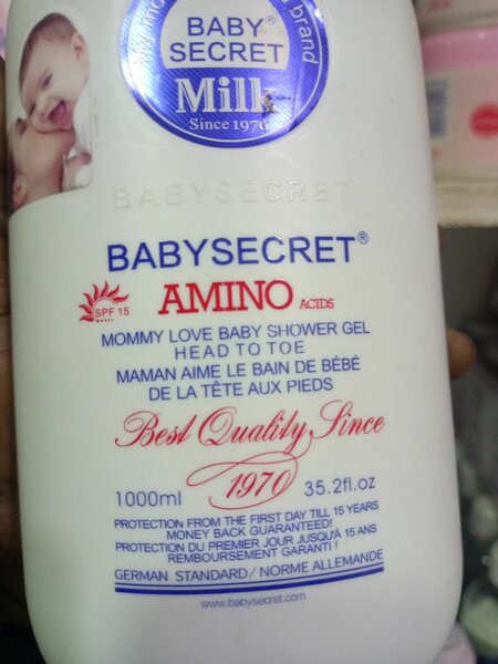 Baby secret shower gel