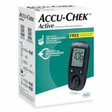 ACCUCHECK ACTIVE GLUCOMETER WITH 10 STRIPS