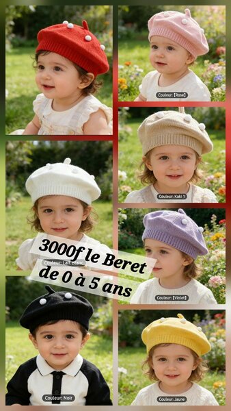 Béret Enfant Doux 0-5 Ans
