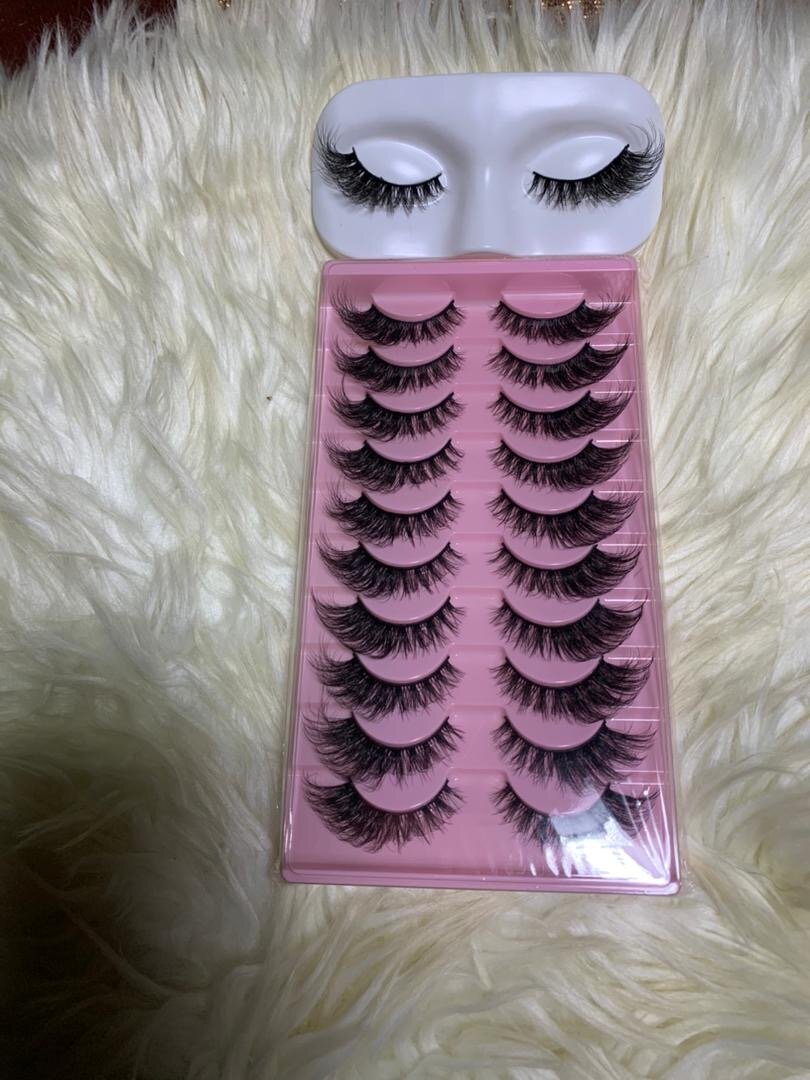 Cils Postiches Réutilisables - 10 Paires