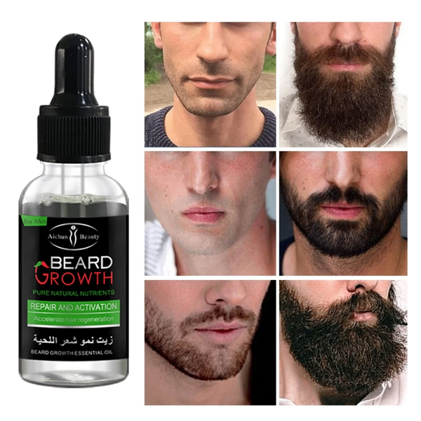 Huile à barbe croissance rapide