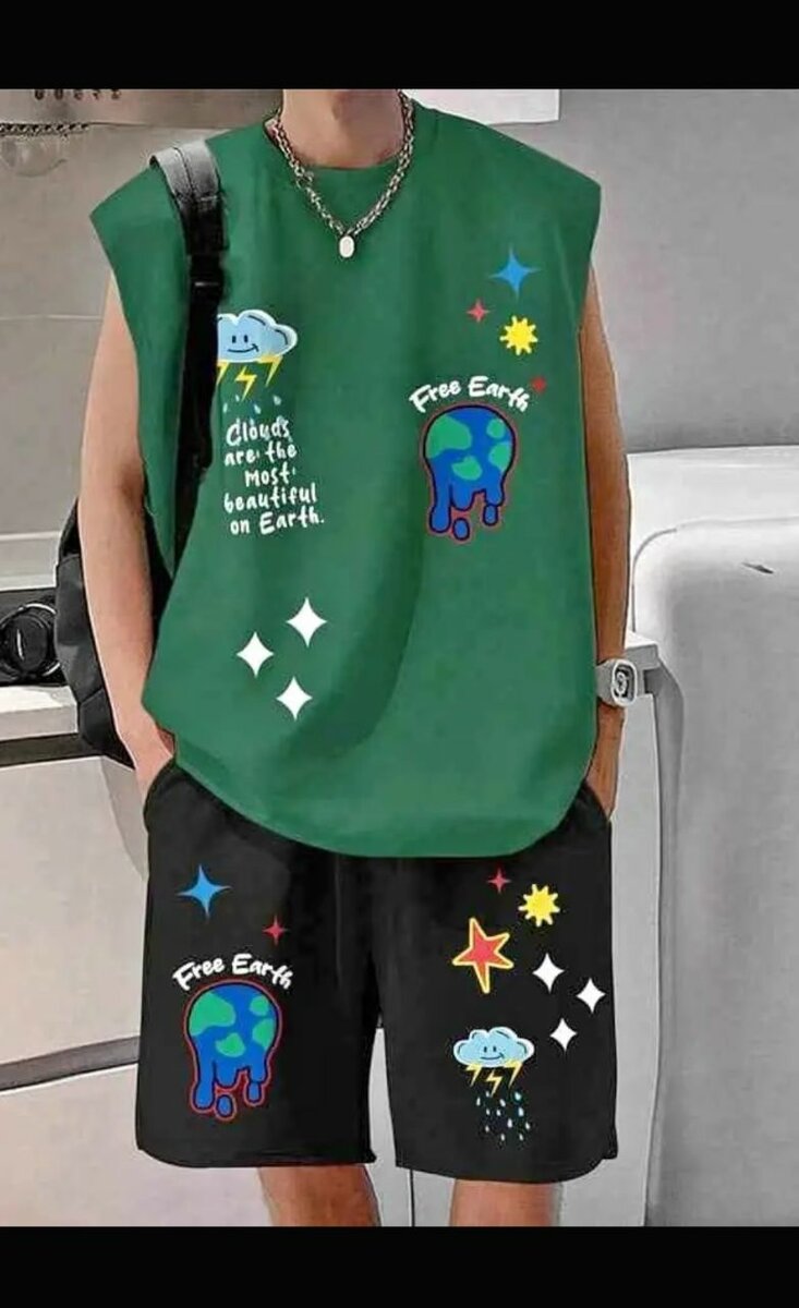 Ensemble de sport unisexe coloré