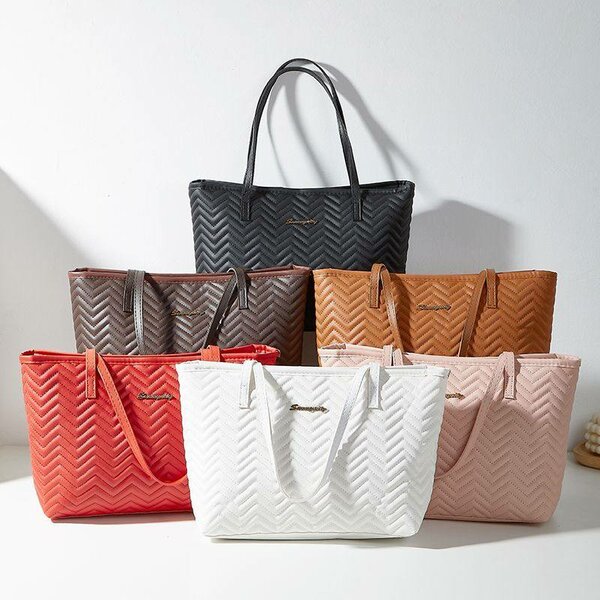 Cabas élégant avec pochette