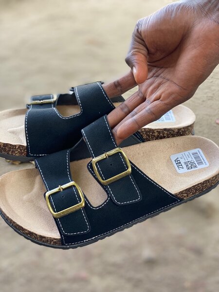 Sandales confort en cuir