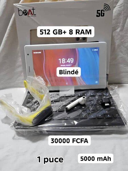 Tablette 512GB 8GB RAM 5G