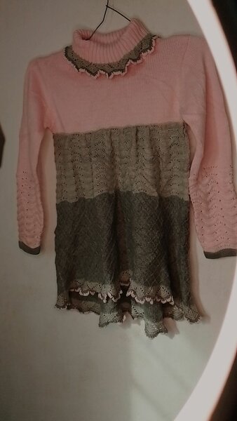 Robe Pull Enfant Tricotée