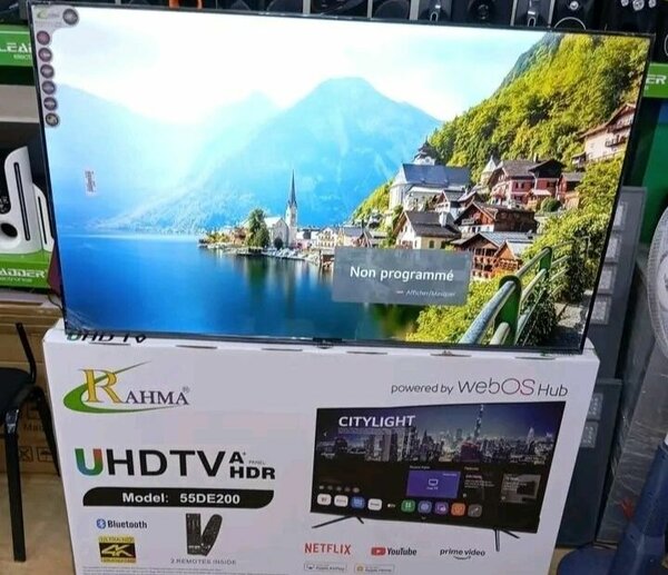 Téléviseur intelligent 55" 4K LED