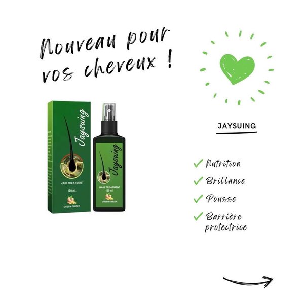 Spray au gingembre cheveux