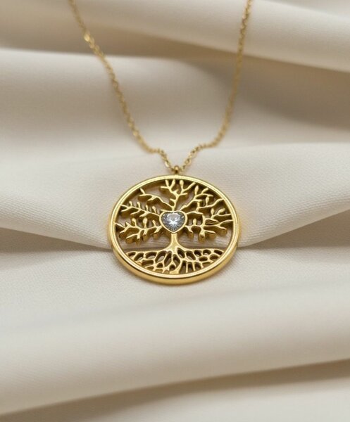 Collier Arbre de Vie Or plaqué
