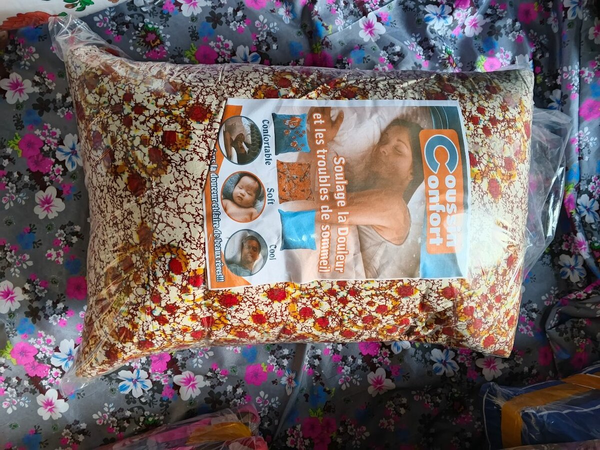 Oreiller confort floral