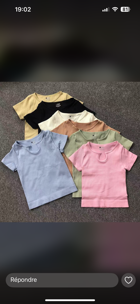 T-shirts basiques en coton