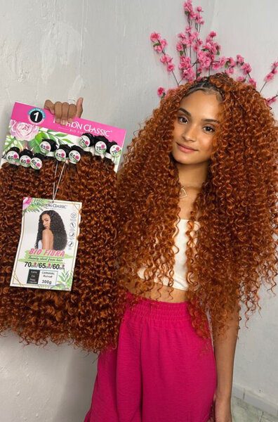 Extensions bouclés auburn