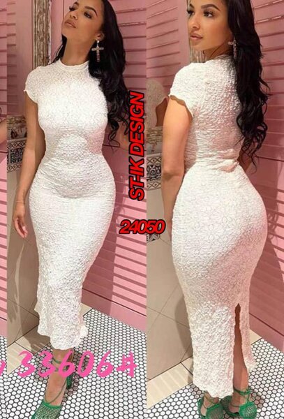 Robe Midi Élégante Blanche