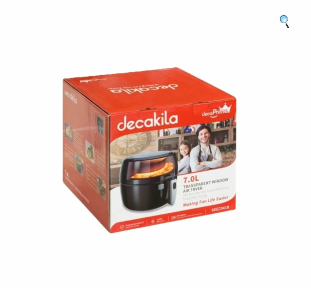 Decakila transparent window air feyer