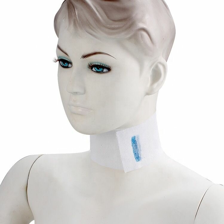 Col en papier pour coiffeur