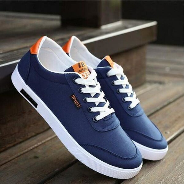 Sneakers bleus tendance homme