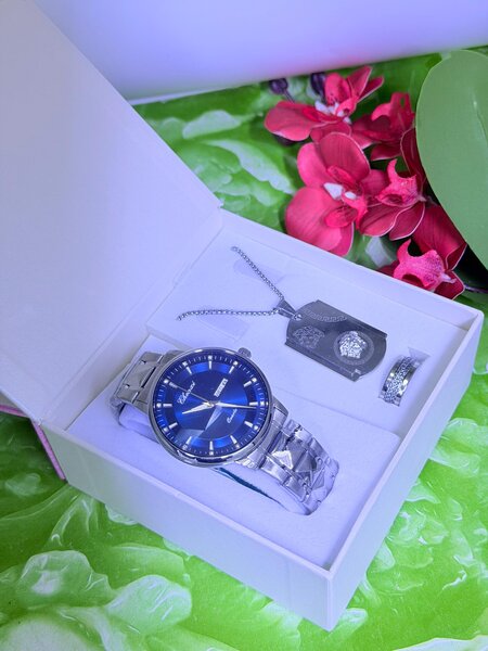Ensemble Montre et Accessoires Homme Luxe