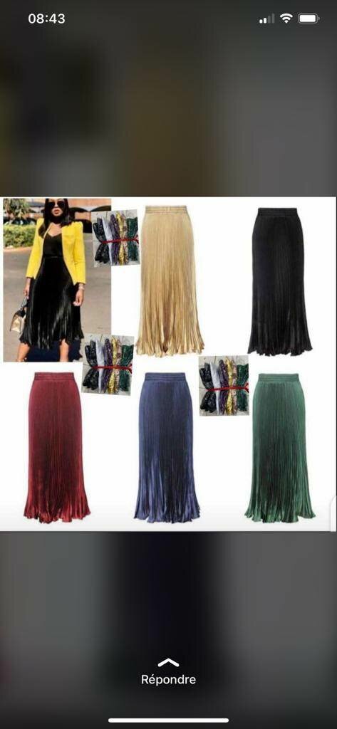 Jupes plissées
