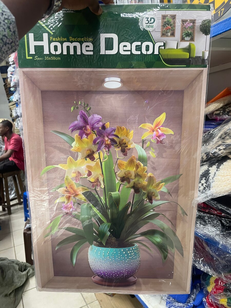 Cadre Déco Murale 3D Plantes