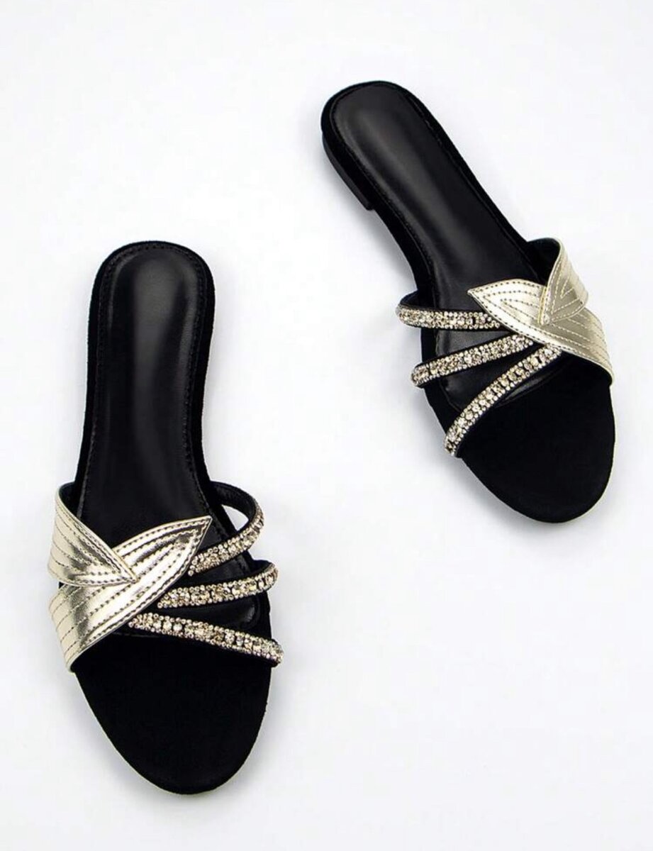 Metallic Slippers