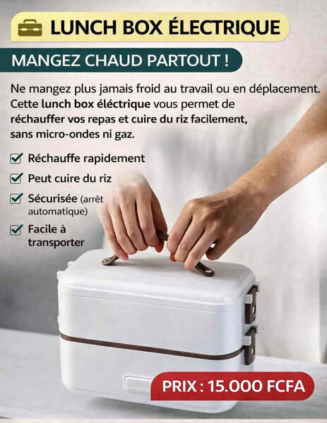Lunch Box Électrique Portable