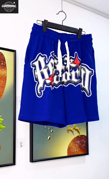 Short bleu casual homme