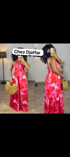 Robe longue tie and dye femme