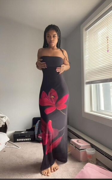 Robe Longue Fleurie Élégante