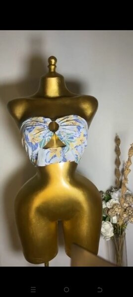 Haut dos nu imprimé floral