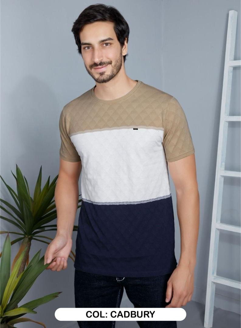 T-shirt colorblock pour homme