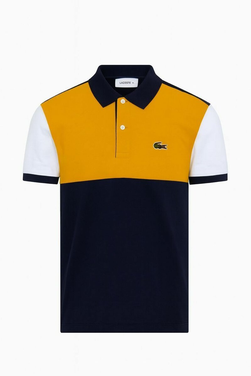 Polo homme bicolore moderne