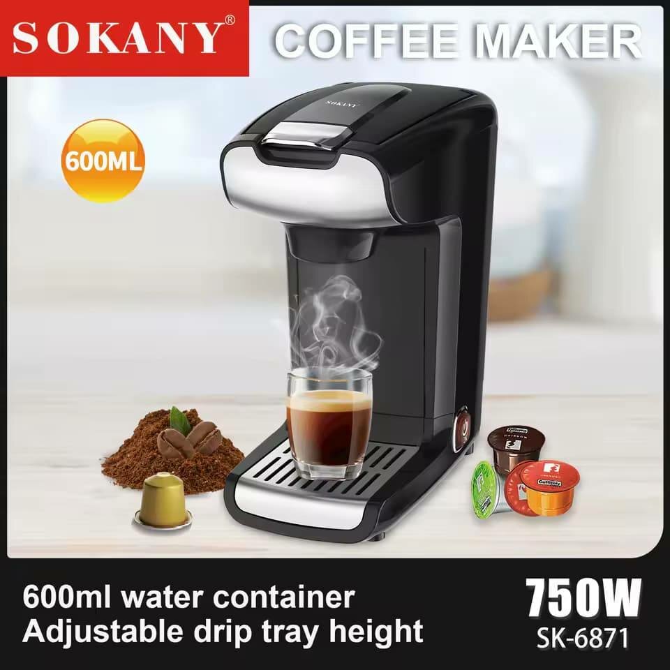 Sokany Cafetière 2 en 1 750W