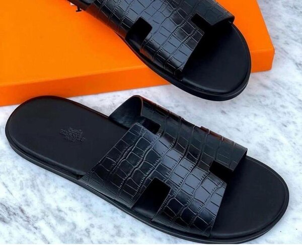 Hermes Leather slippers