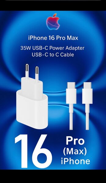 Chargeur USB-C 35W pour iPhone 16 Pro