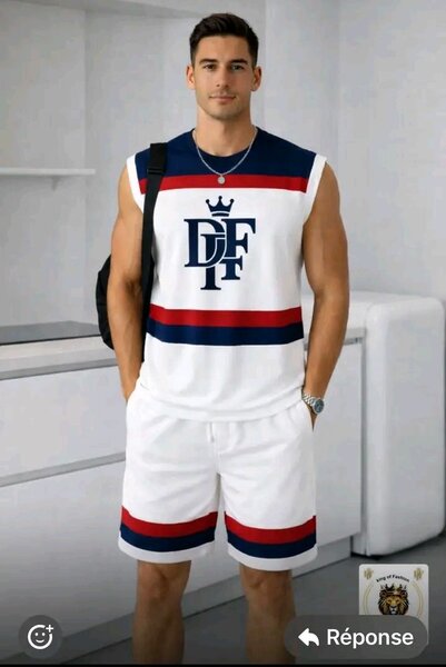 Ensemble homme T-shirt et short