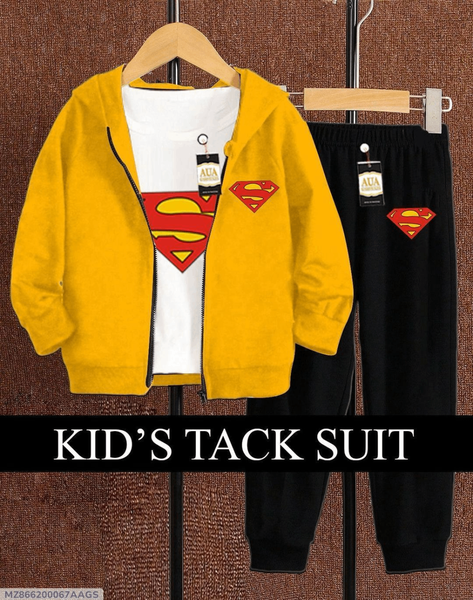 3pc Boys fleece printed tracksuit