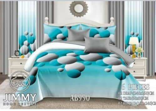 Parure de lit moderne 6 pièces